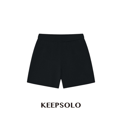 KeepSolo丝麻凉感骑行短裤
