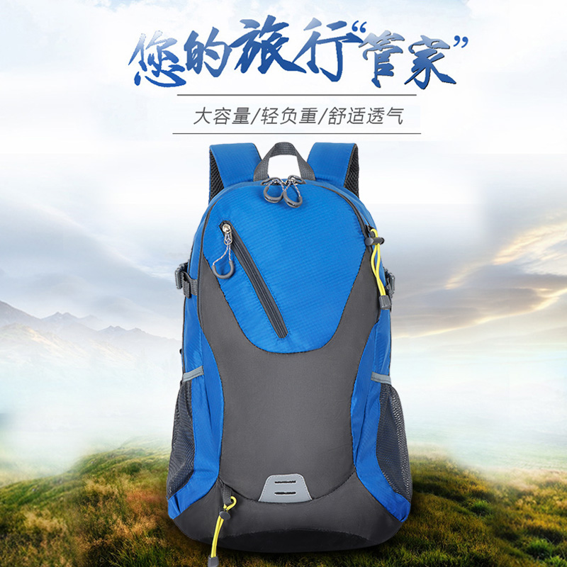 男女通用双肩包定制logo旅行包