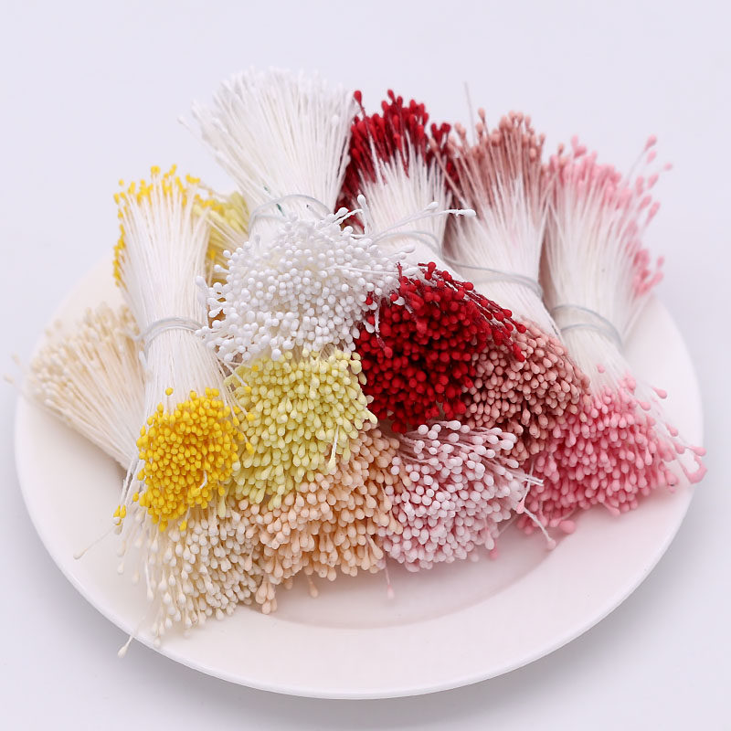 180根哑光1mm小头花蕊花心diy手工发簪花朵制作材料配饰永顺