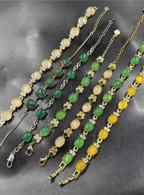 女款玉髓玛瑙手链手串