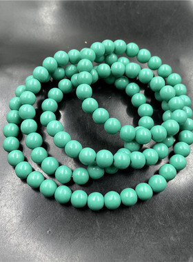 绿松石108颗佛珠念珠手链