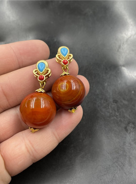 玉器毫米马达加斯加玛瑙吊坠