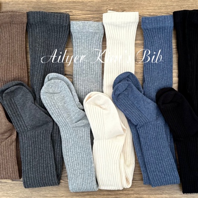 纯色精梳棉打底裤儿童连裤袜