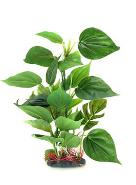 鱼缸装饰仿真水榕沉木套餐水族箱造景假水草龟缸绿植物摆件绿色