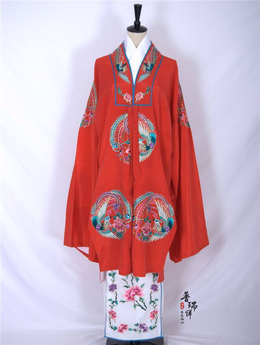 新款京剧戏曲服装女花旦青衣小姐戏服 女团花披戏曲服装