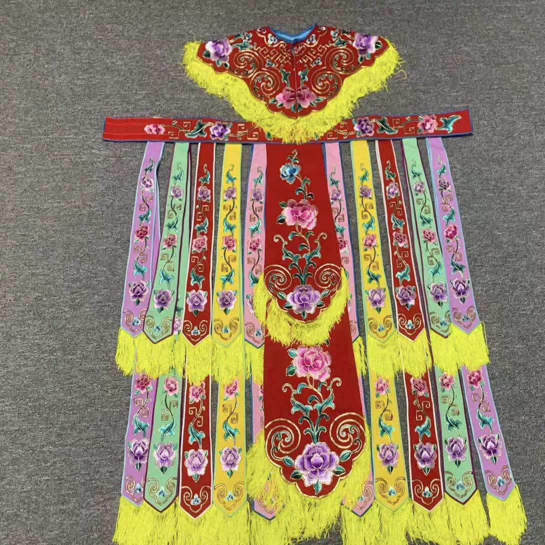 醉打金枝皇后贵妃醉酒水袖戏服戏装五彩宫装京剧戏曲演出服装