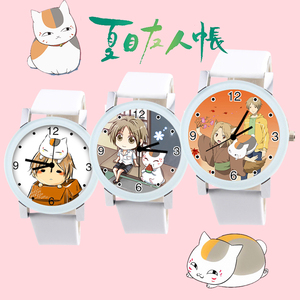 夏目友人帐猫咪老师周边二次元手表动漫男女学生同款休闲韩版包邮