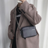 韩版ins时尚简约风挎包男女同款中性休闲单肩包FB78-P55，鞋类箱包手腕包，星座1501