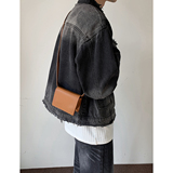 新款小众设计单肩包迷你时尚翻盖斜挎包韩潮男FC50-P50，鞋类箱包手腕包，星座1501