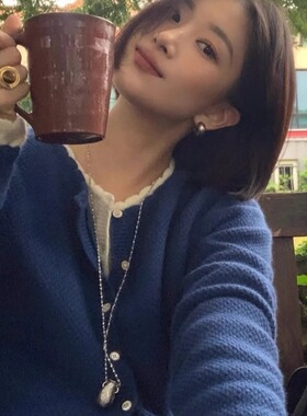 ins复古小众小花瓶项链