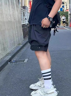 夏季新款oakley短裤男大口袋机能裤美式工装伞兵裤户外速干五分裤