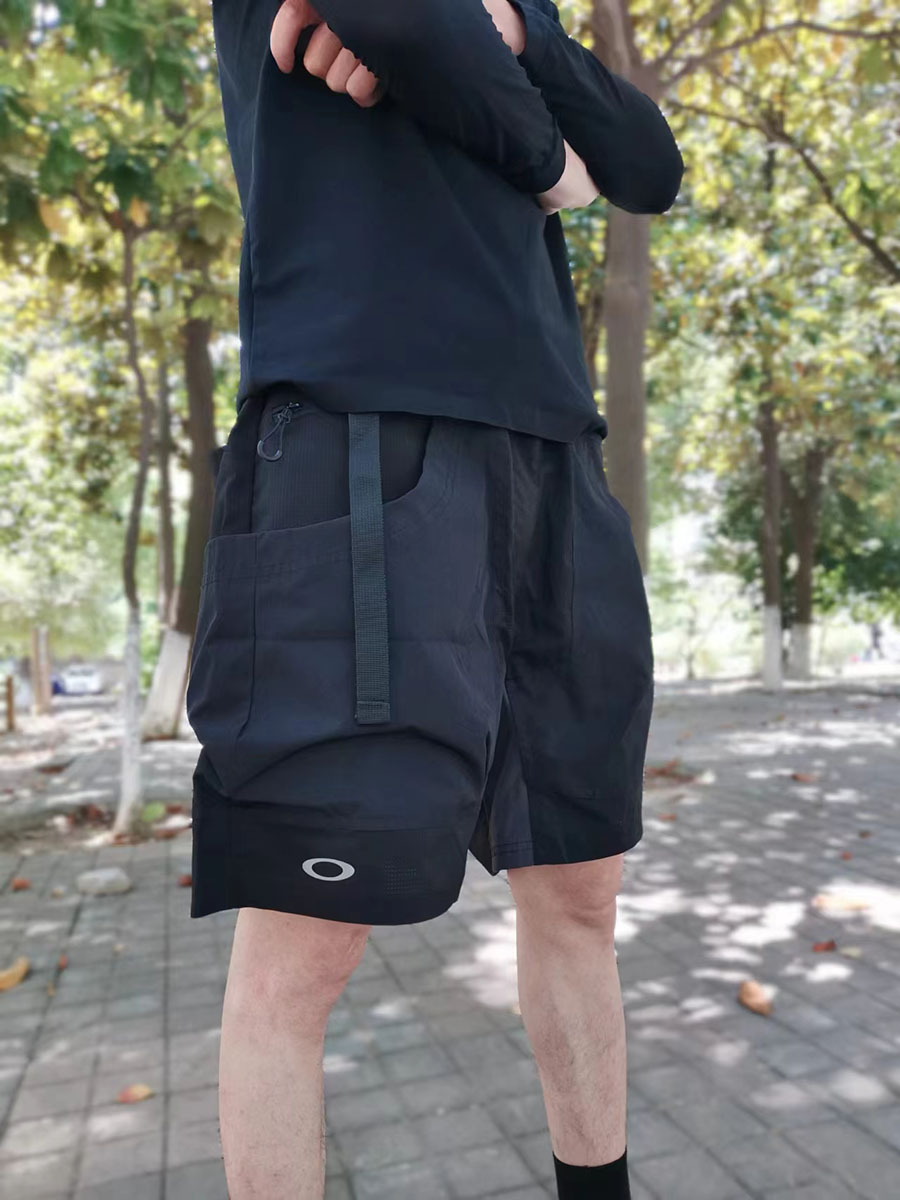 男士户外登山裤新款vibe风五分裤多口袋伞兵短裤夏季速干oakley裤