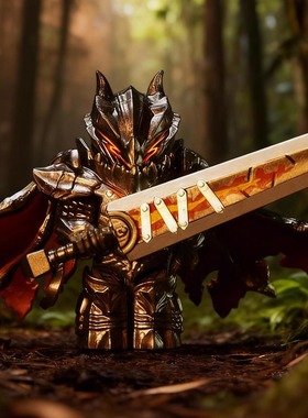 适用乐高剑风传奇龙格斯积木人仔鹰团狂战士烙印勇士死亡之翼玩具