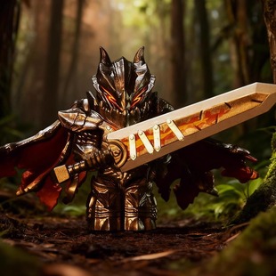 适用乐高剑风传奇龙格斯积木人仔鹰团狂战士烙印勇士死亡之翼玩具