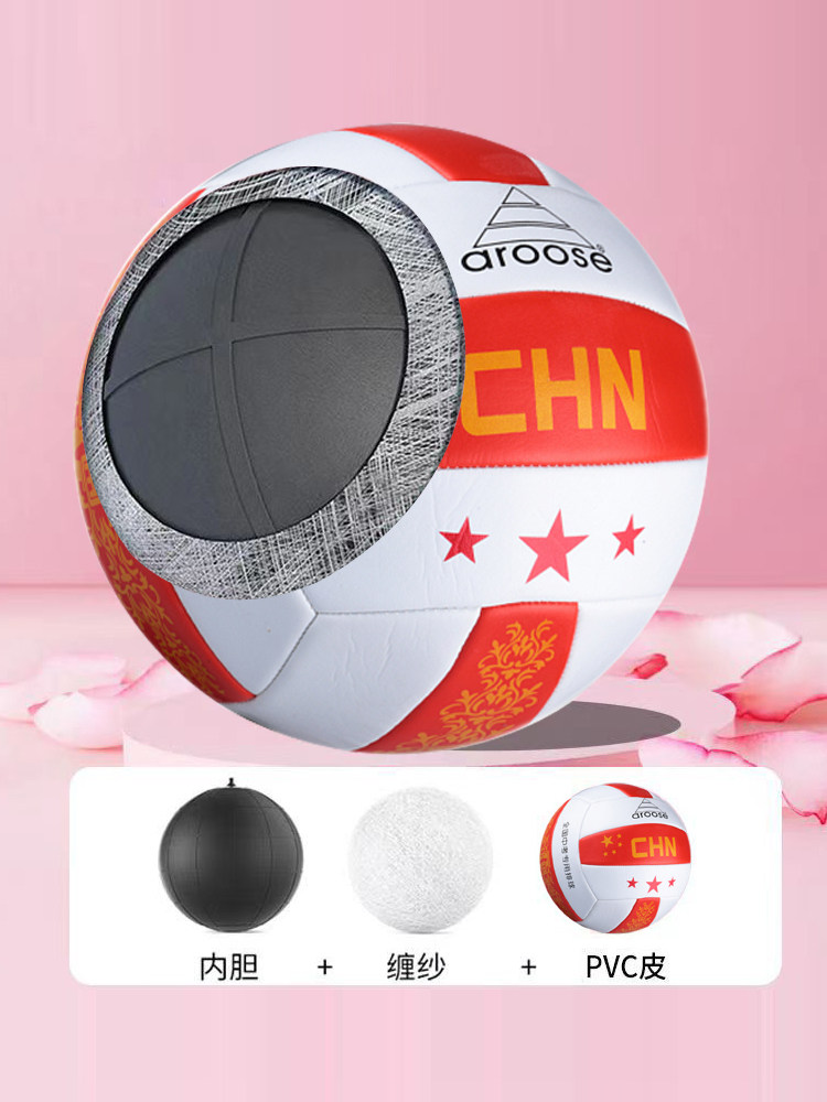 排球中考学生专用5号初中生体考软式硬排五号小学生训练比赛气排