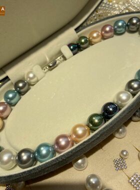STINA14mm大颗粒复古孔雀绿墨蓝