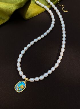 STINA淡水珍珠幻境项链女法式复