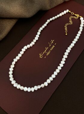 STINA45mm巴洛克珍珠项链女气质