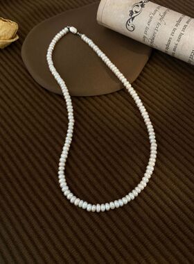 STINA5mm馒头珍珠高级百搭气质锁