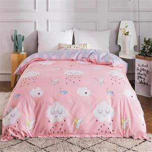 秋季小清新款纯棉单件被套1.6x2.1米1.8x2.2x2.4全棉2x2.3软被罩