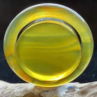 正品 收藏孤品珠宝饰品 天然缅甸琥珀精品净水绿金棕圈口56手镯女款