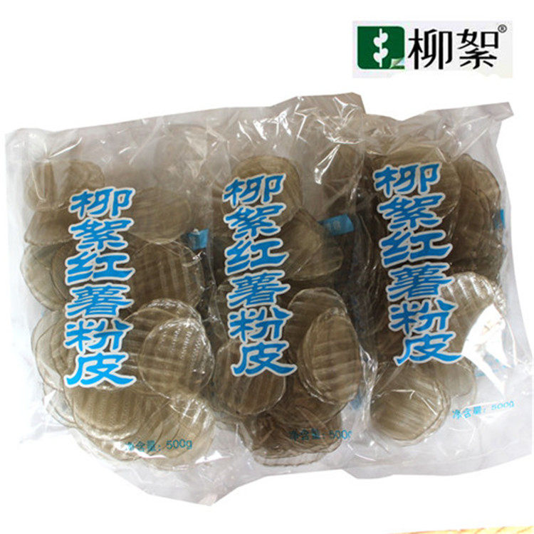山东泗水柳絮小粉皮 水晶红薯粉皮 独立包装袋装mini粉皮三斤