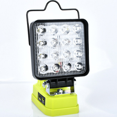 适用Ryobi利优比18V电池工作灯良明USB Type-C快充P108 PBP002003