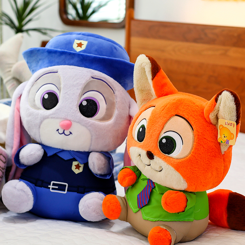 卡通疯狂动物城玩偶朱迪狐狸公仔