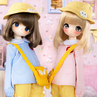 bjd娃娃二次元4分女娃熊妹全套正版卡通熊体关节素体 sd娃bjd人偶