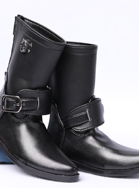 新品娃鞋BJD娃娃SD娃娃1/3 鞋子 黑色尖头靴子关节玩偶可动礼品