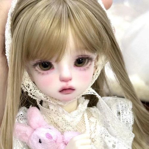 bjd娃娃bjd4分女娃Eunice猪猪bjd素体sd娃娃bjd人偶娃娃礼物可爱