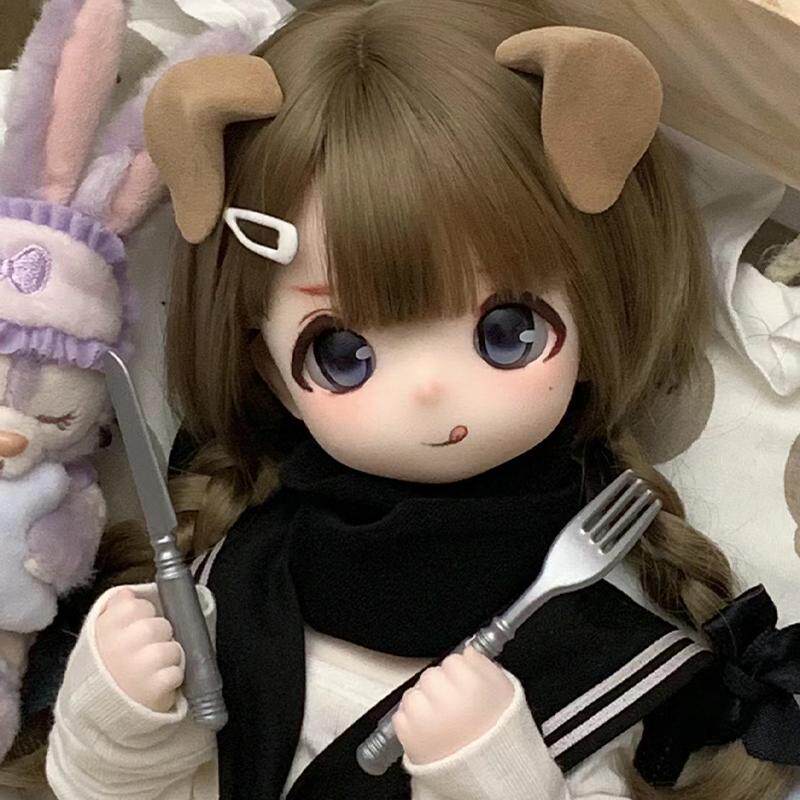 bjd娃娃40cm熊妹熊体女娃四分