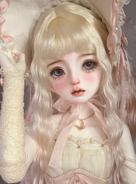 bjd娃娃sd娃4分女娃lust 葱bjd小葱气质正版素体关节人偶娃娃化妆