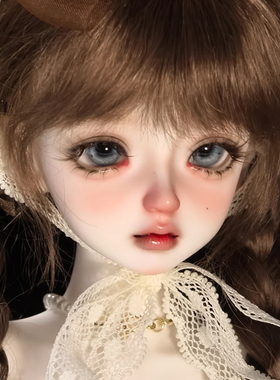 bjd娃娃sd娃4分女娃lust 葱bjd小葱气质正版素体关节人偶娃娃化妆