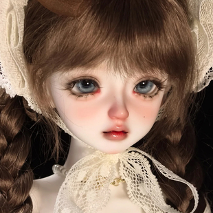 bjd娃娃sd娃4分女娃lust 葱bjd小葱气质正版素体关节人偶娃娃化妆
