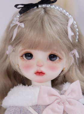 bjd娃娃正版6分全套甜甜圈六分女娃bjd素体sd娃娃bjd人偶娃娃带妆