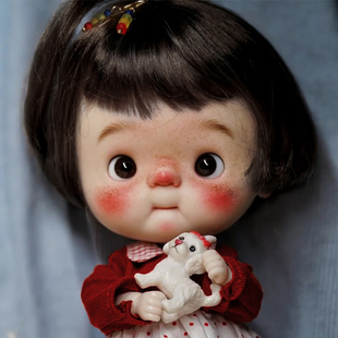 bjd娃娃sd娃正版女娃六分大头6分Qbaby可爱全套bjd素体bjd人偶娃