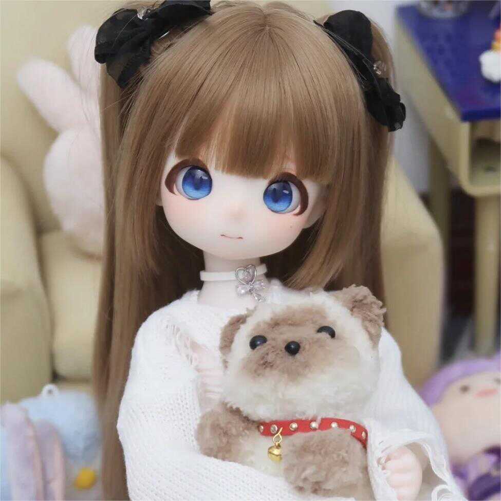 树脂6分二次元熊妹sdBJD娃娃