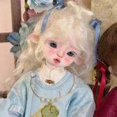 bjd娃娃6分小羊&卡肉正版 娃娃可爱sd娃bjd人偶娃娃素体白化妆容