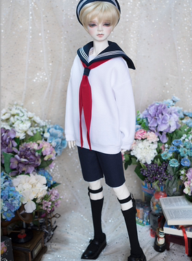 【娃衣】bjd娃sd娃衣 1/6/4/3分男娃 学院水手休闲套装送内裤袜子