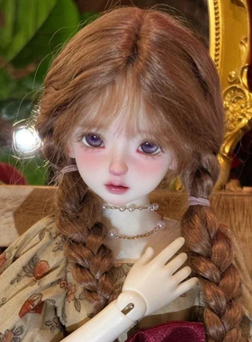 bjd娃娃sd娃4分女娃lust 葱bjd小葱气质正版素体关节人偶娃娃化妆