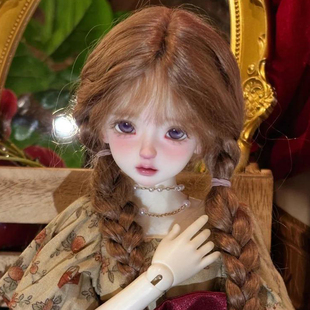 bjd娃娃sd娃4分女娃lust 葱bjd小葱气质正版素体关节人偶娃娃化妆