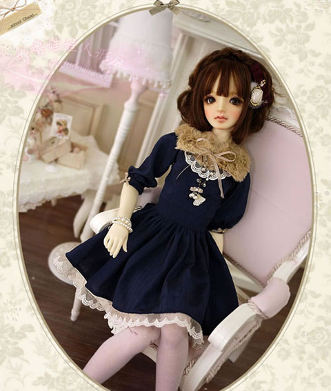 SD娃娃 BJD娃娃 女1/4分 教C  关节人偶 doll  买就送面妆