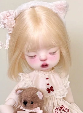 bjd娃娃六分bjd正版娃娃6分soo眠眼女娃bjd素体sd娃娃bjd人偶娃娃