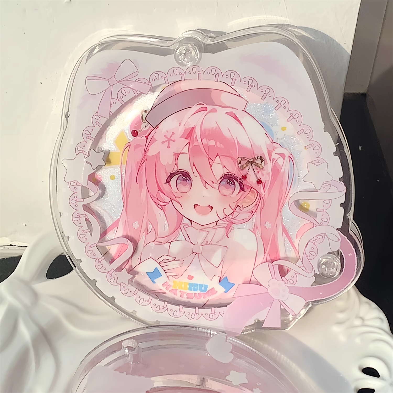 吧唧托谷美展示立牌摆件