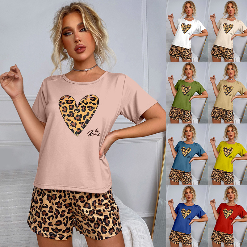 夏季休闲舒适睡衣套装