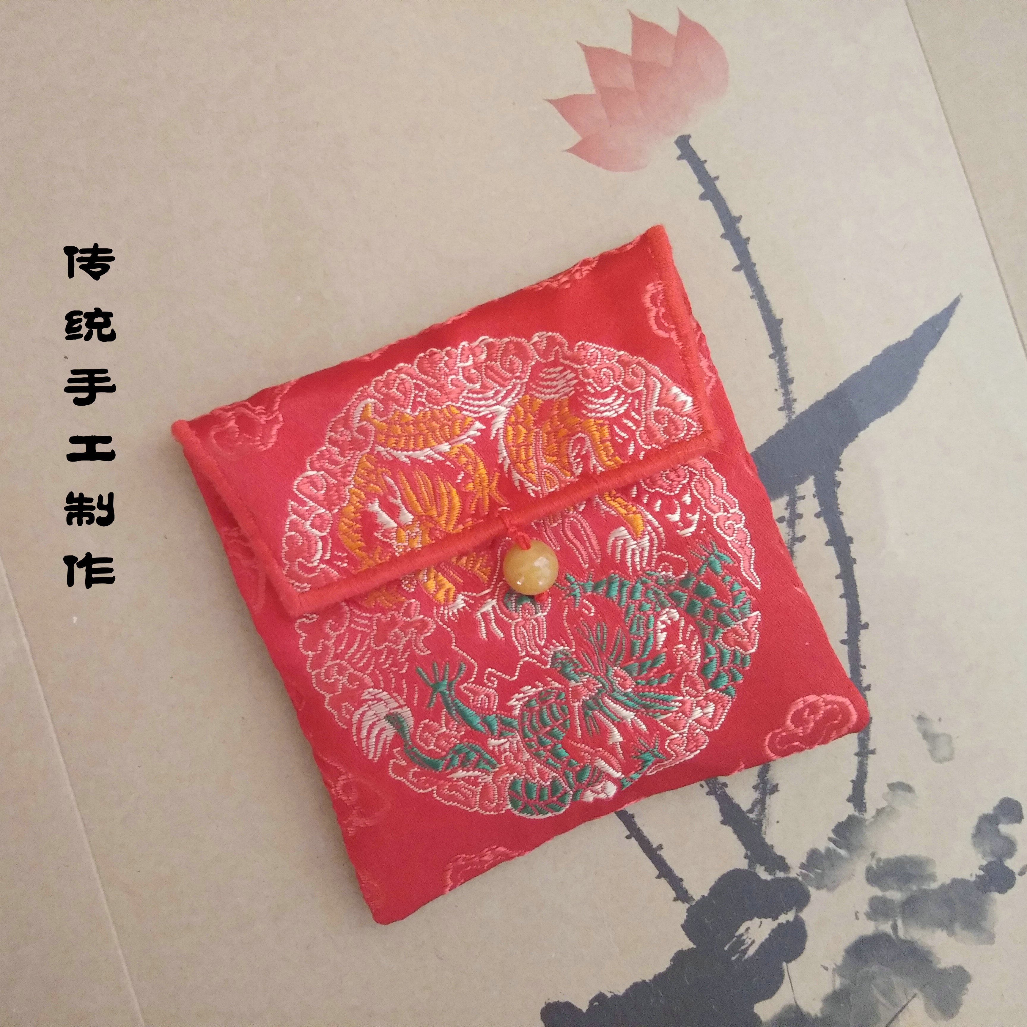 手工定制福袋首饰袋  佛珠手链收纳 方形 护身福袋胎毛袋 DIY福袋