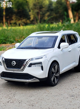 1/32尼桑奇骏SUV合金越野汽车模型仿真金属车摆件声光男孩玩具车