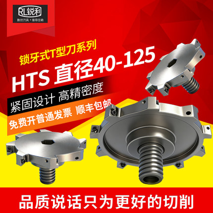锐利HTS锁牙式T型刀40-125高精密度整体硬质合金数控刀具