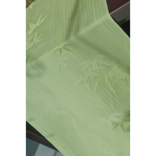 绿竹 正绢真丝小纹反解手工娃衣眉子衣缘改旗袍汉服宋制面料